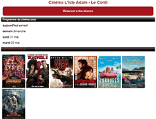 Tablet Screenshot of cinemaleconti.com